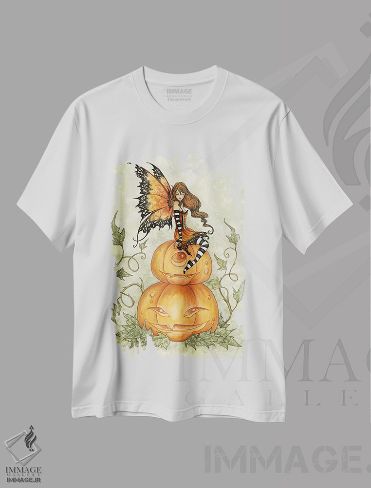تیشرت طرح دار پری هالووین، مدیوم اثر امی براون | فروشگاه ایماژ