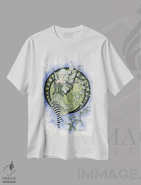 تیشرت طرح دار گیاه دارواش، مدیوم اثر امی براون | immage.ir