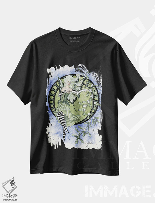 تیشرت طرح دار گیاه دارواش، مدیوم اثر امی براون | فروشگاه ایماژ