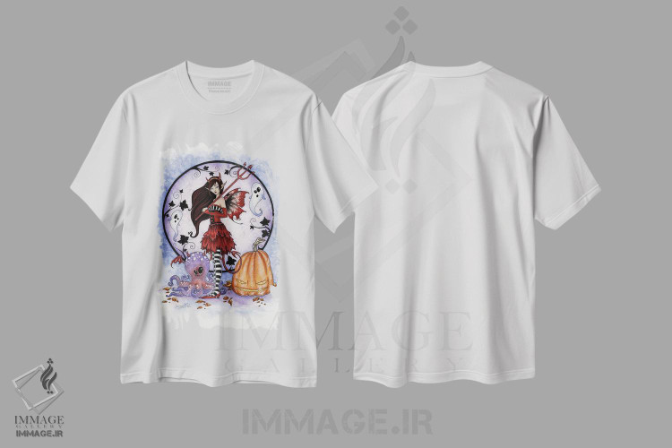 تیشرت طرح دار بنیان گذاران شیطنت، مدیوم اثر امی براون | فروشگاه ایماژ
