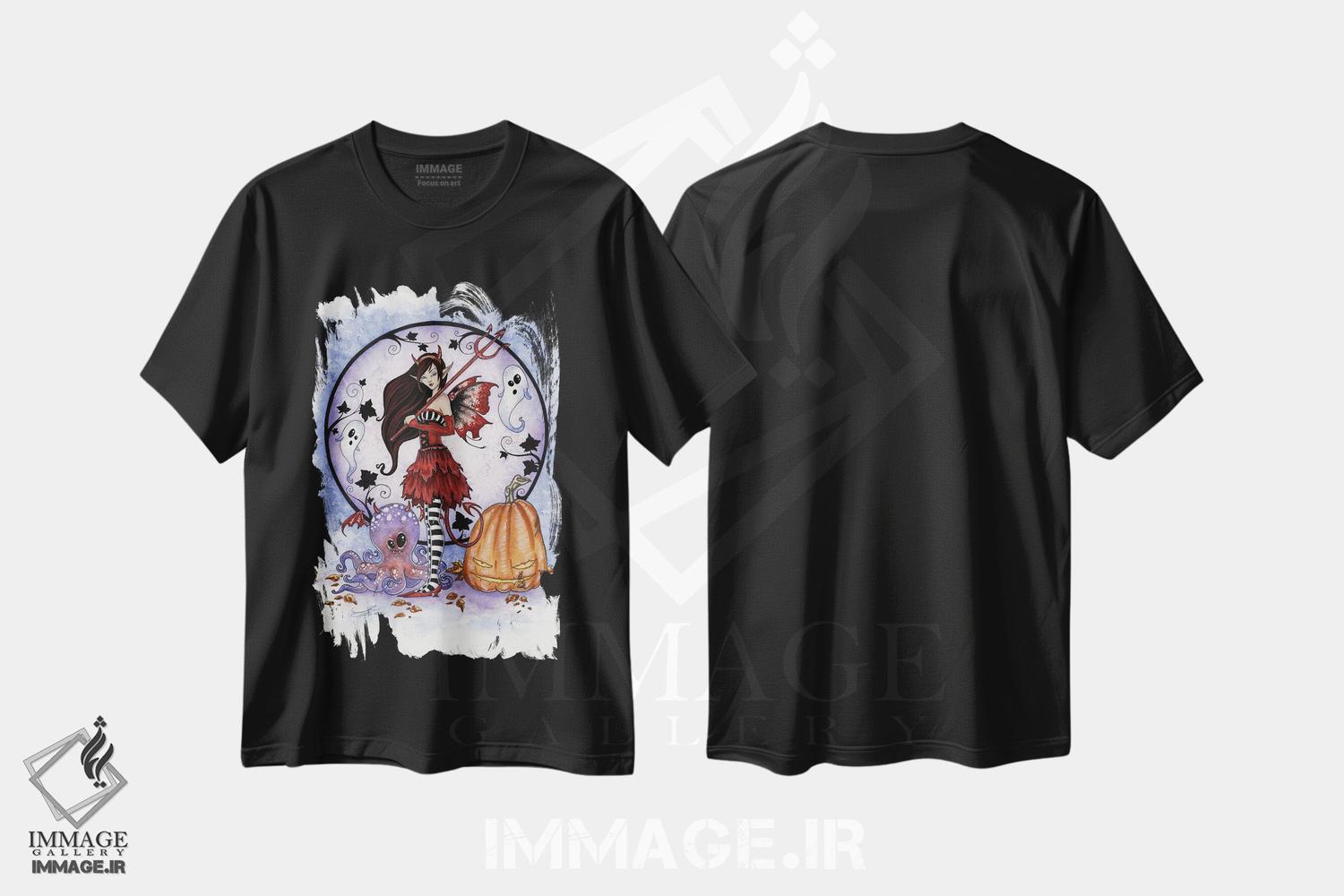 تیشرت طرح دار بنیان گذاران شیطنت، مدیوم اثر امی براون | immage.ir