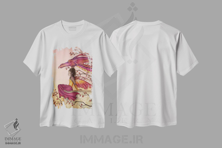 تیشرت طرح دار سلام به سپیده دم، هنر آمریکایی آفریقایی تبار اثر امی براون | فروشگاه ایماژ