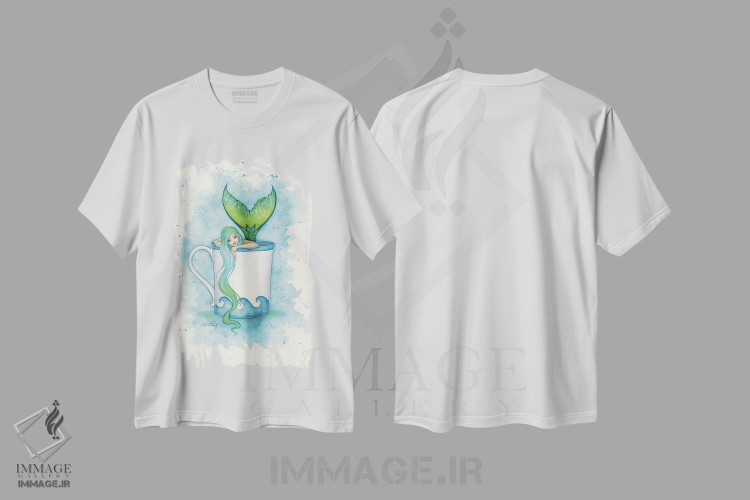 تیشرت طرح دار سرخوشی صبحگاهی، دست نقاشی و طراحی دستی اثر امی براون | immage.ir
