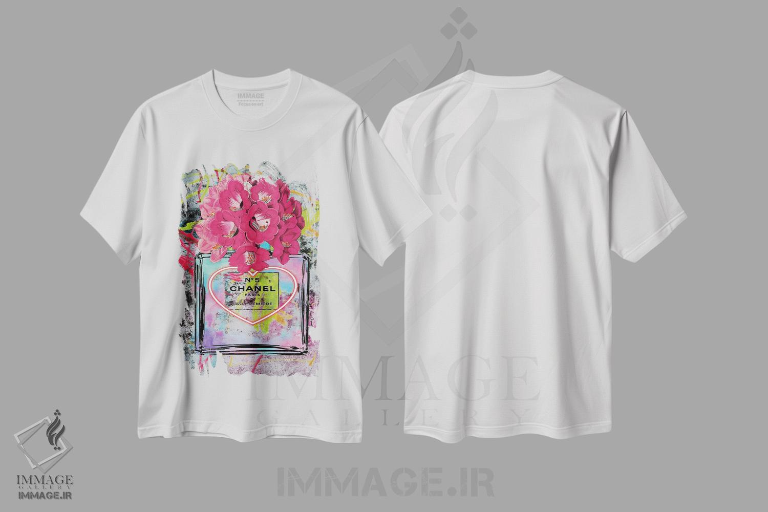 تیشرت طرح دار گرافیتی شنل II، دکور معاصر اثر هنرِ چونی | immage.ir