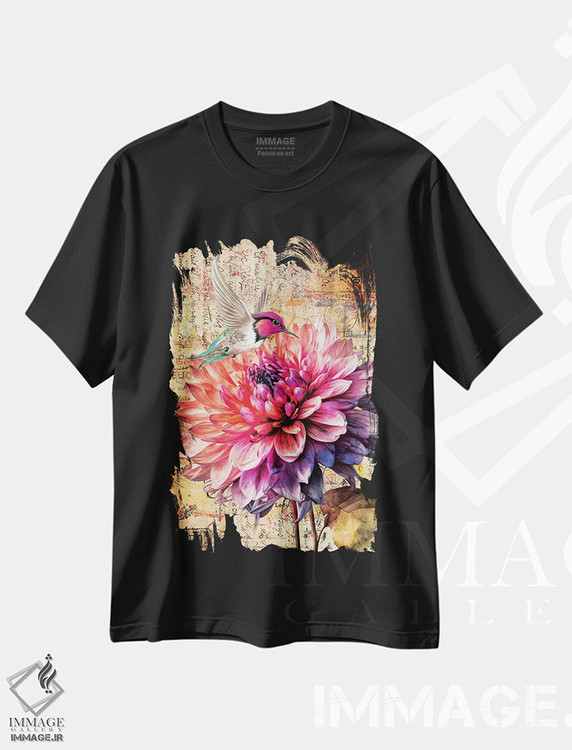 تیشرت طرح دار بلند رویاپردازی کن، هنر دیجیتال اثر هنرِ چونی | immage.ir