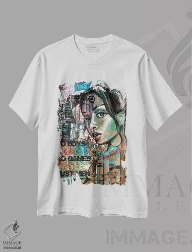 تیشرت طرح دار فقط مردان، هنر آمریکایی آفریقایی تبار اثر هنرِ چونی | فروشگاه ایماژ