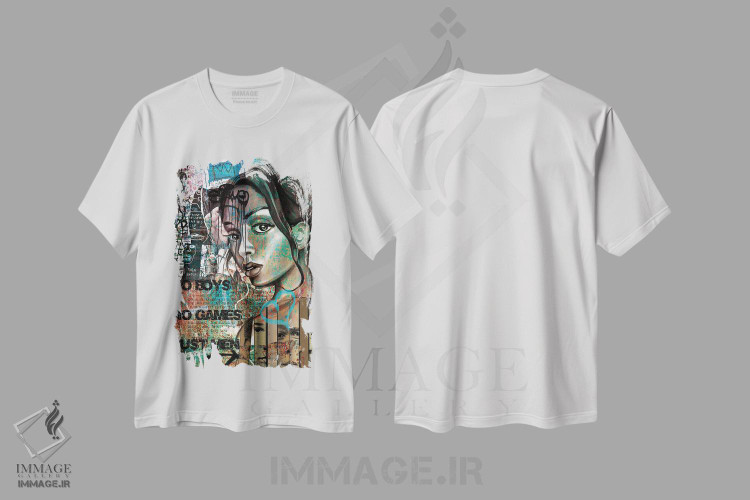 تیشرت طرح دار فقط مردان، هنر آمریکایی آفریقایی تبار اثر هنرِ چونی | فروشگاه ایماژ