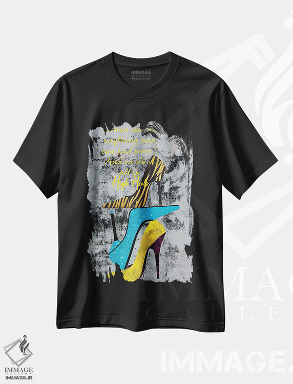 تیشرت طرح دار زنان قادر به انجام هر کاری هستند، هنر دیجیتال اثر هنرِ چونی | فروشگاه ایماژ