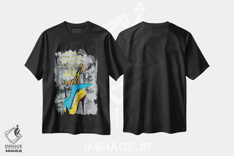 تیشرت طرح دار زنان قادر به انجام هر کاری هستند، هنر دیجیتال اثر هنرِ چونی | فروشگاه ایماژ