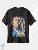 تیشرت طرح دار مرد ساکسوفونیست، تزئینی اثر الین استیونز | فروشگاه ایماژ