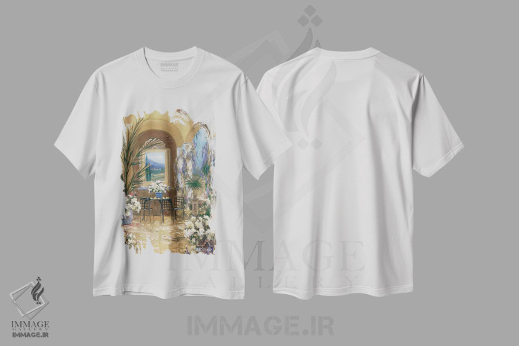تیشرت طرح دار ایوان یک، دکور ساحلی اثر الین استیونز | immage.ir