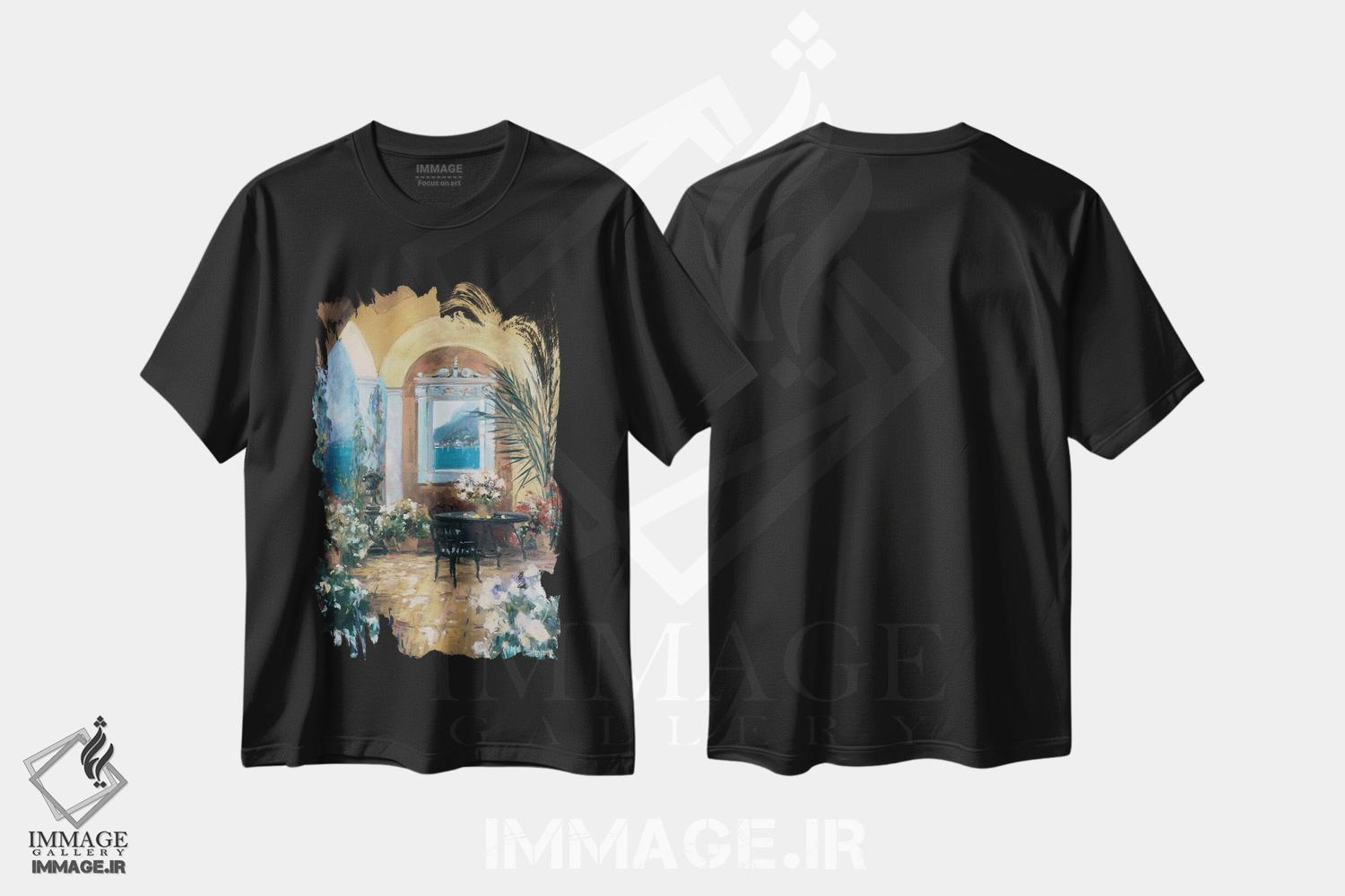 تیشرت طرح دار ایوان دو، دکور ساحلی اثر الین استیونز | immage.ir
