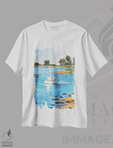 تیشرت طرح دار جزر، تزئینی اثر الین استیونز | فروشگاه ایماژ