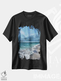 تیشرت طرح دار ندای دور، دکور ساحلی اثر آلسیا یرمیوا | immage.ir
