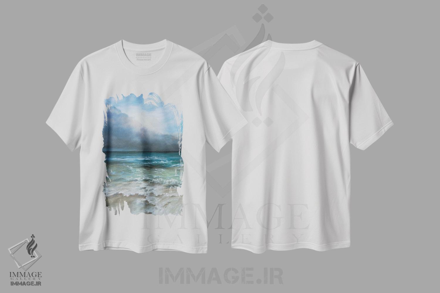 تیشرت طرح دار هیجان، دکور ساحلی اثر آلسیا یرمیوا | immage.ir