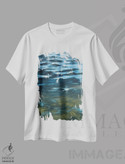 تیشرت طرح دار درخشش ملایم آفتاب، دکور ساحلی اثر آلسیا یرمیوا | immage.ir