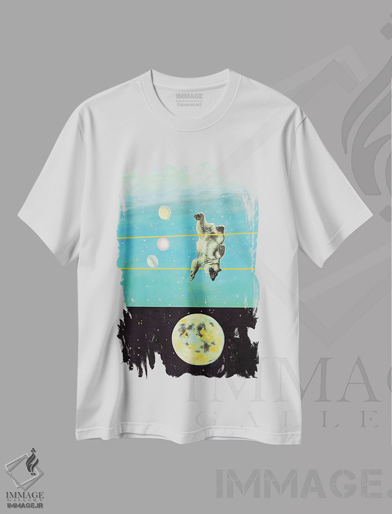 تیشرت طرح دار بیا بپریم، دکور معاصر اثر اگنیشکا تورک | فروشگاه ایماژ