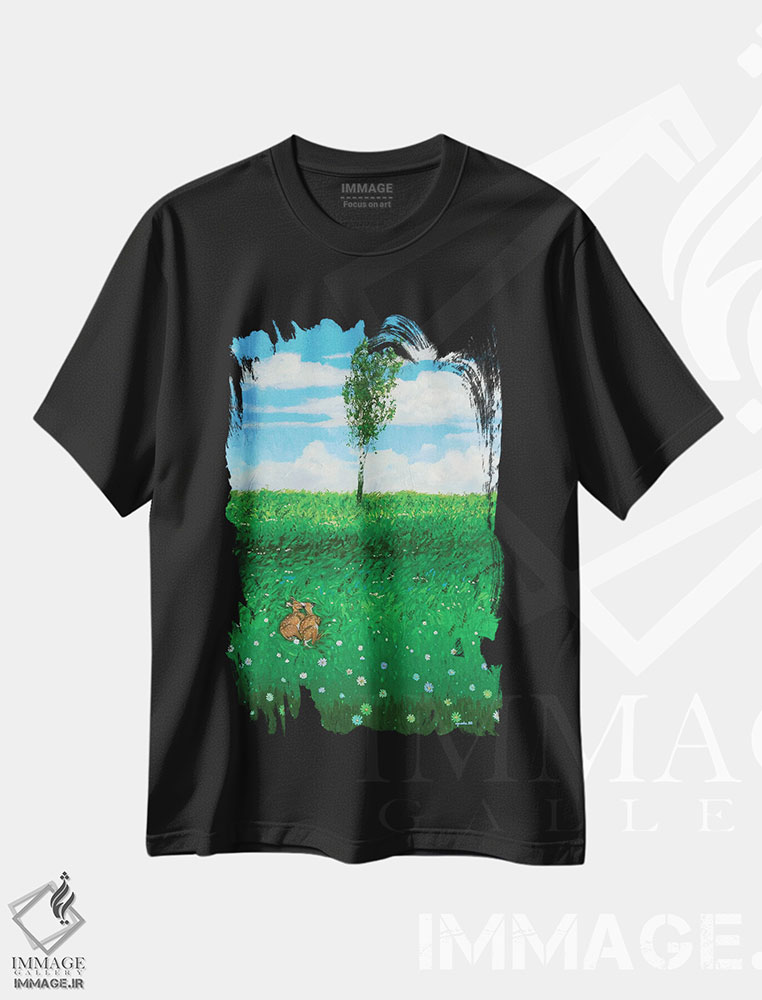 تیشرت طرح دار در حرکت، دکور کلبه و لژ اثر اگنیشکا تورک | فروشگاه ایماژ