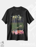 تیشرت طرح دار جنگل بهاری، دکور معاصر اثر اگنیشکا تورک | فروشگاه ایماژ