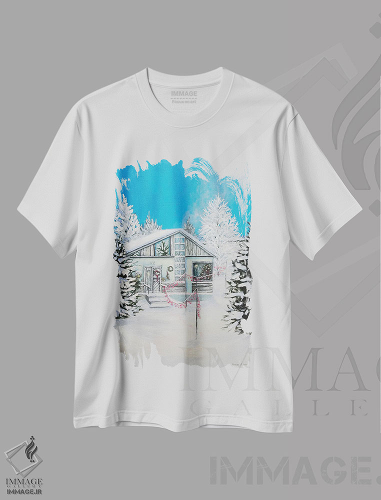 تیشرت طرح دار زمستان همه جا اطراف ماست، دکور معاصر اثر اگنیشکا تورک | immage.ir