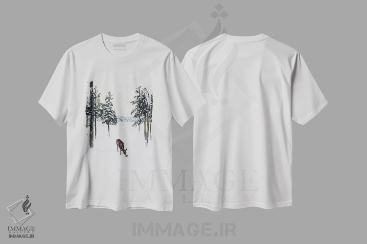 تیشرت طرح دار یافته شده، هنر فاخر معاصر اثر اگنیشکا تورک | فروشگاه ایماژ