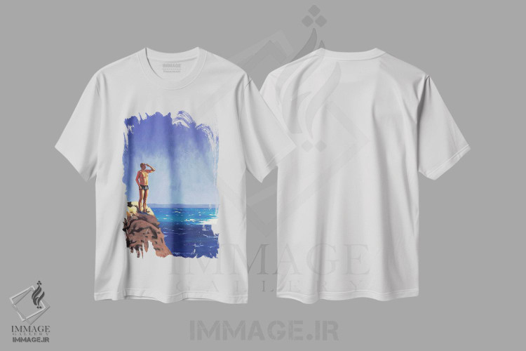 تیشرت طرح دار آماده برای پرش II، هنر فاخر معاصر اثر اگنیشکا تورک | immage.ir