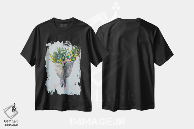 تیشرت طرح دار گل برای کسی خاص II، دکور معاصر اثر اگنیشکا تورک | immage.ir