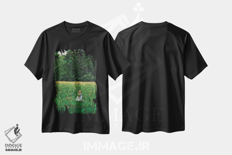 تیشرت طرح دار بیداری، دکور معاصر اثر اگنیشکا تورک | فروشگاه ایماژ