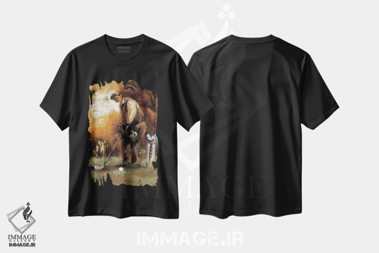 تیشرت طرح دار در محل تی، وینتیج و رترو اثر رویا عظیم | فروشگاه ایماژ