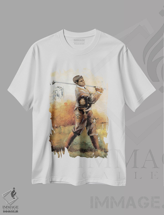 تیشرت طرح دار بردی، وینتیج و رترو اثر رویا عظیم | فروشگاه ایماژ