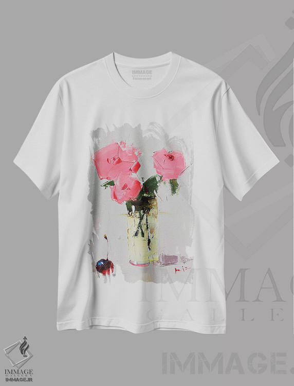 تیشرت طرح دار گیلاس، دکور معاصر اثر عزیز سلیمان اف | immage.ir