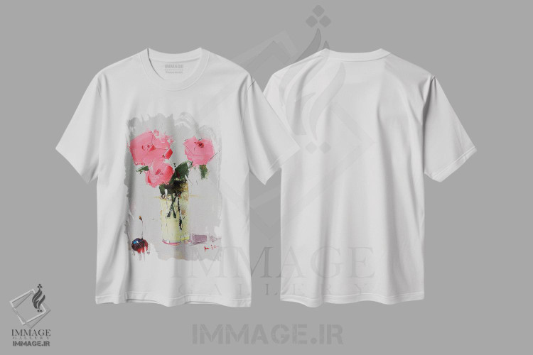 تیشرت طرح دار گیلاس، دکور معاصر اثر عزیز سلیمان اف | immage.ir