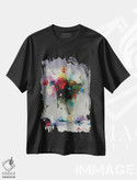 تیشرت طرح دار دسته گل گل ها، دکور معاصر اثر عزیز سلیمان اف | فروشگاه ایماژ