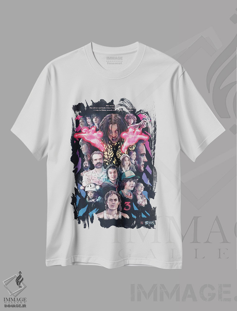 تیشرت طرح دار این هفته طولانی است، هنر دیجیتال اثر برت بیگرز | immage.ir