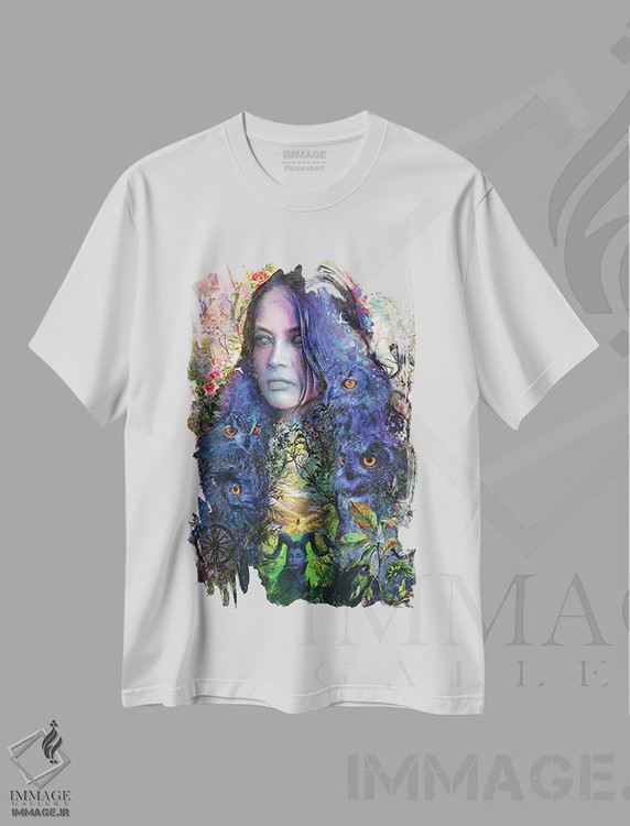 تیشرت طرح دار زیبای خفته اثر برت بیگرز | immage.ir