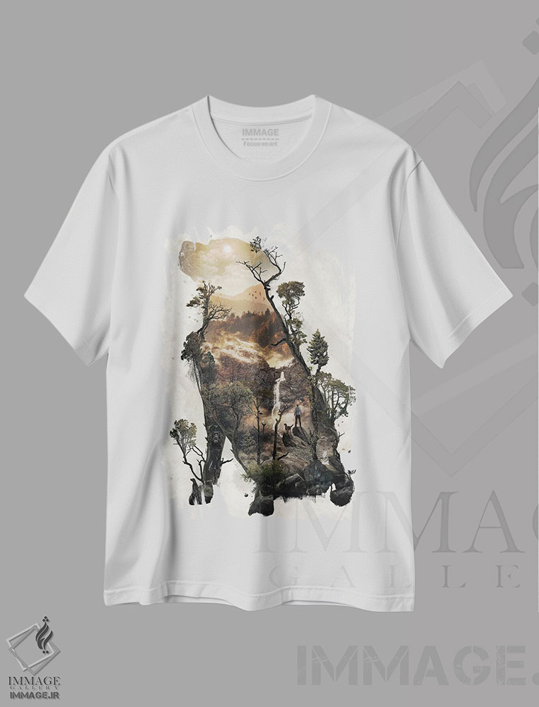 تیشرت طرح دار لابرادور رتریور، هنر دیجیتال اثر برت بیگرز | فروشگاه ایماژ