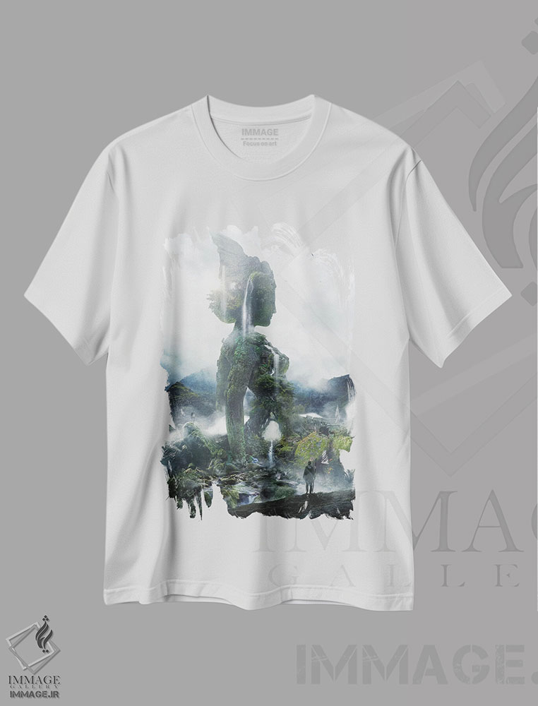 تیشرت طرح دار معبد فریا، هنر دیجیتال اثر برت بیگرز | immage.ir