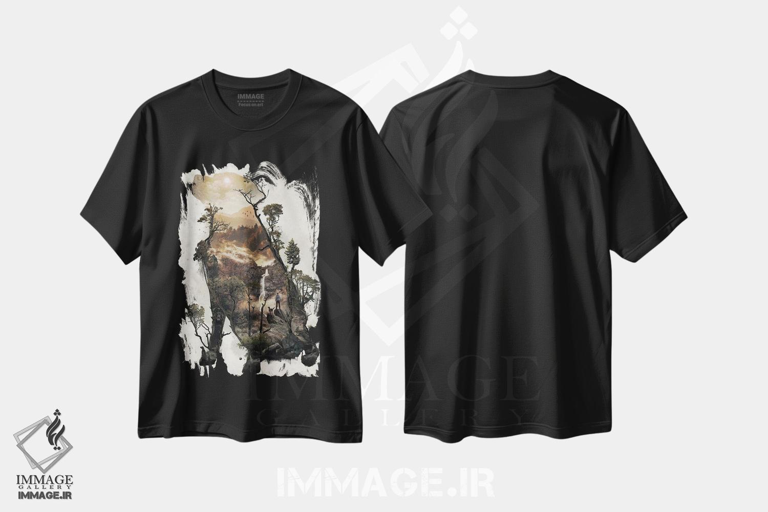 تیشرت طرح دار لابرادور رتریور، هنر دیجیتال اثر برت بیگرز | immage.ir