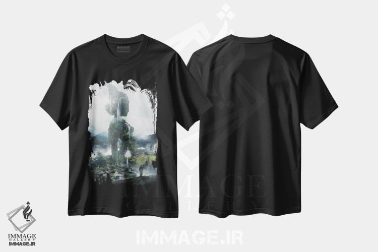 تیشرت طرح دار معبد فریا، هنر دیجیتال اثر برت بیگرز | فروشگاه ایماژ