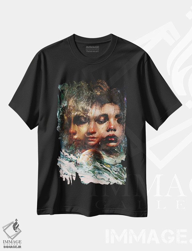 تیشرت طرح دار جادوی کیهان، هنر دیجیتال اثر برت بیگرز | فروشگاه ایماژ