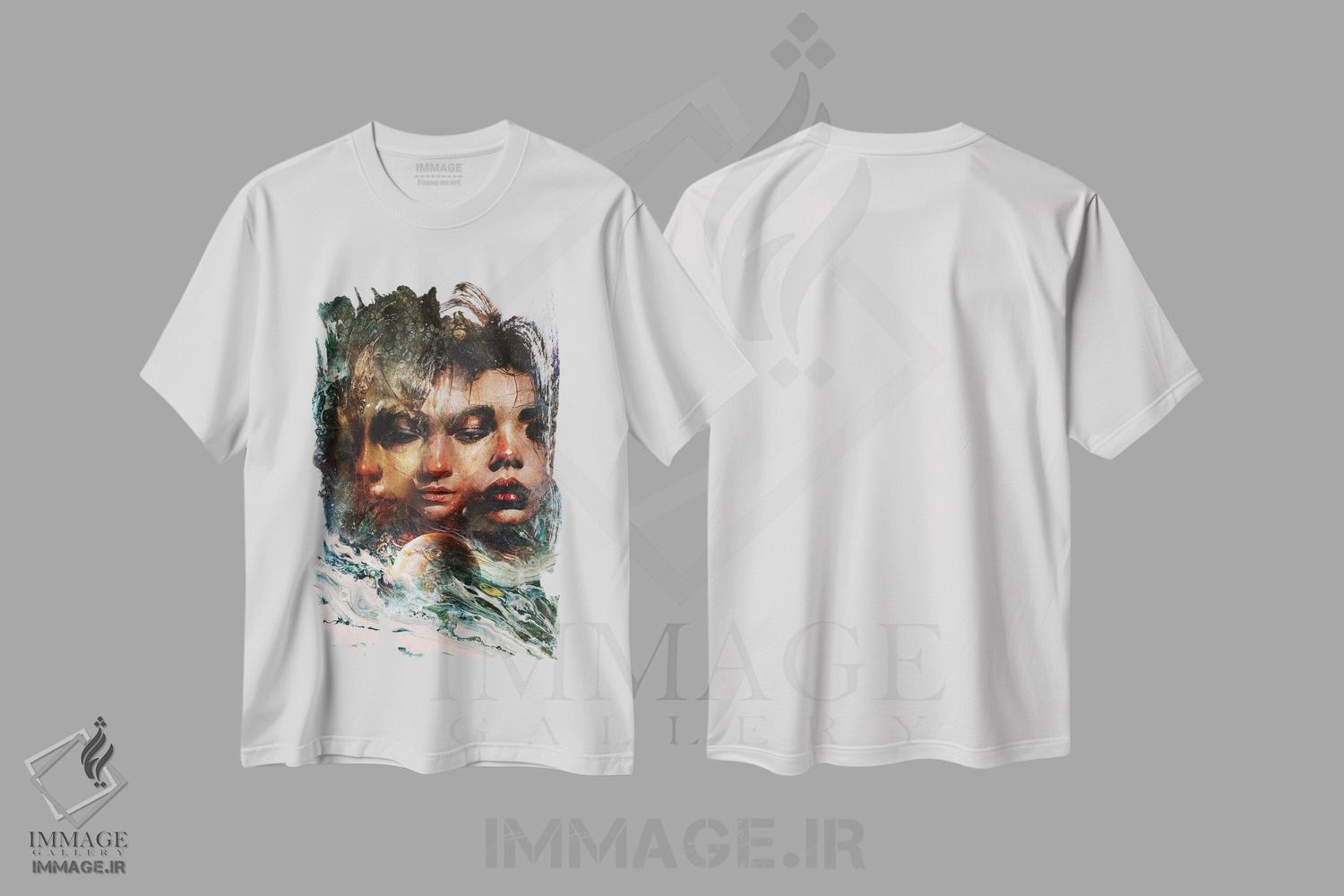 تیشرت طرح دار جادوی کیهان، هنر دیجیتال اثر برت بیگرز | immage.ir