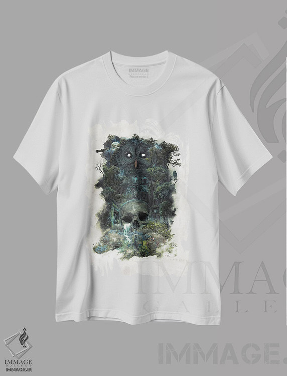 تیشرت طرح دار دنبال کن، هنر دیجیتال اثر برت بیگرز | immage.ir