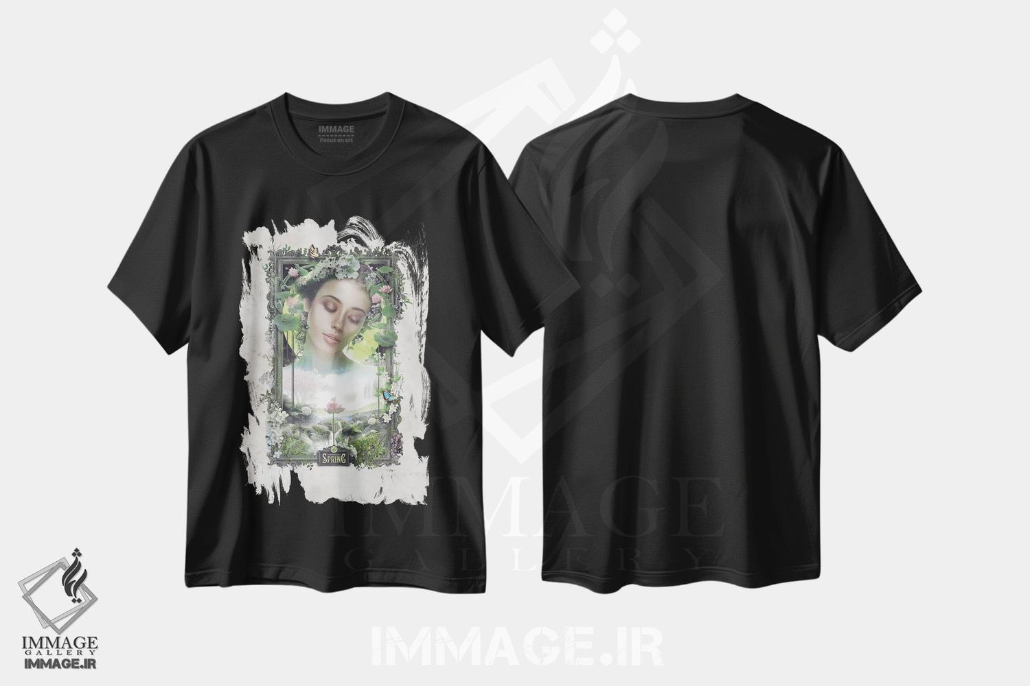 تیشرت طرح دار بهار، دکوراسیون جایگزین اثر برت بیگرز | فروشگاه ایماژ