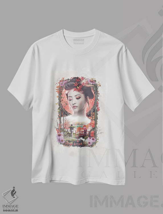 تیشرت طرح دار پاییز، دکوراسیون جایگزین اثر برت بیگرز | فروشگاه ایماژ