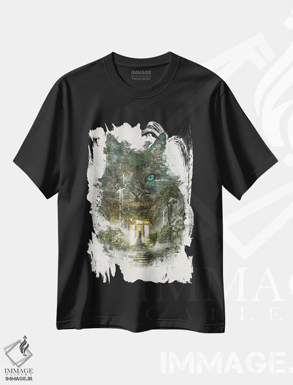 تیشرت طرح دار خواب های گربه، دکوراسیون جایگزین اثر برت بیگرز | فروشگاه ایماژ