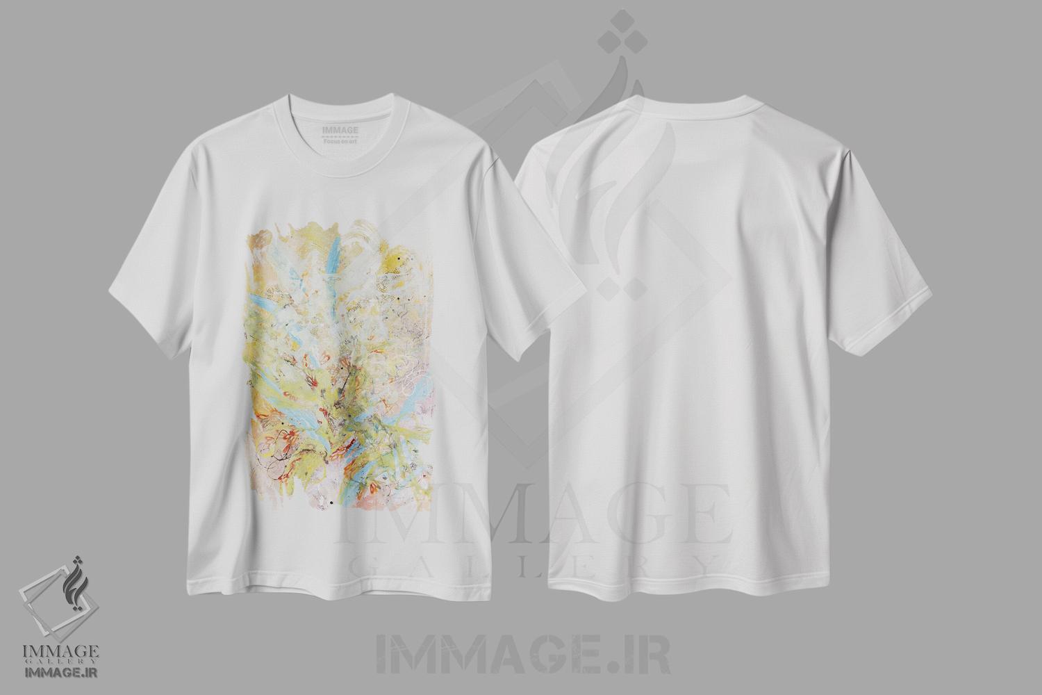 تیشرت طرح دار یک پیچ دیگر پشت پیچ اثر بلیک براشر | immage.ir