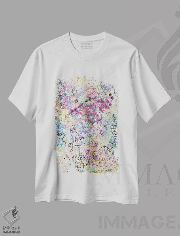 تیشرت طرح دار آیا چیزی ساده آنجا هست؟ اثر بلیک براشر | فروشگاه ایماژ