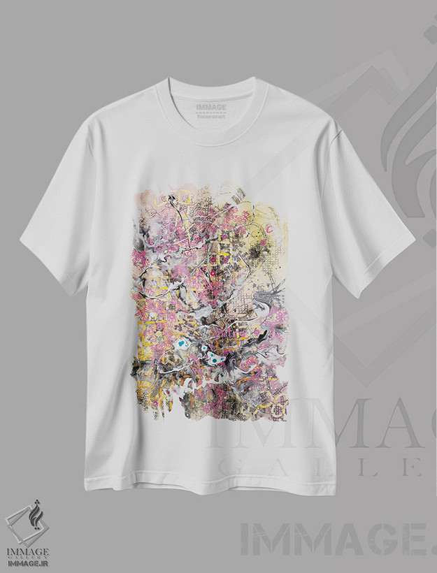 تیشرت طرح دار اضافه ها و وای نه ها اثر بلیک براشر | فروشگاه ایماژ