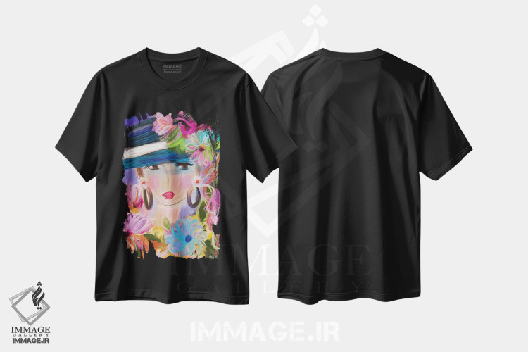 تیشرت طرح دار کلاه آبی، دکور معاصر اثر برندا بوش | immage.ir