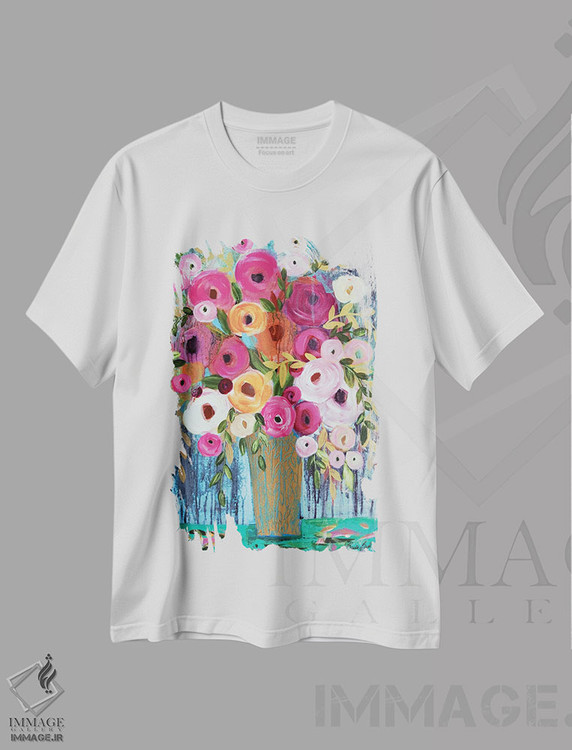 تیشرت طرح دار باران بر بالکن، دکور معاصر اثر برندا بوش | immage.ir